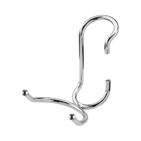 Polehooks SPH650 Chrome C-Hook Shelf Pole Hooks 5/Pack
