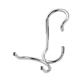 Polehooks SPH650 Chrome C-Hook Shelf Pole Hooks 5/Pack