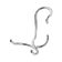 Polehooks SPH650 Chrome C-Hook Shelf Pole Hooks 5/Pack