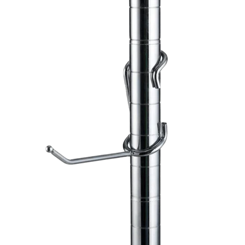 Polehooks SPH630 4" All Purpose Shelf Pole Hooks 5/Pack