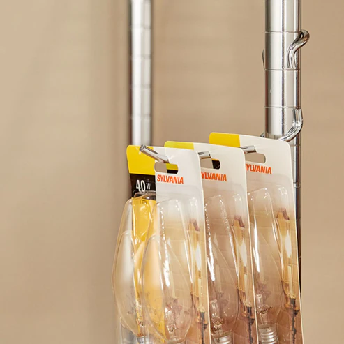Polehooks SPH660 Chrome Variety Shelf Pole Hooks 5/Pack