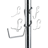Polehooks SPH660 Chrome Variety Shelf Pole Hooks 5/Pack