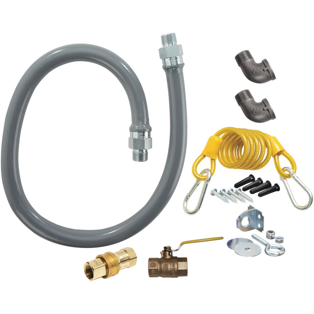Dormont RG5048 ReliaGuard Standard Gas Connector Kit 1/2" ID x 48"