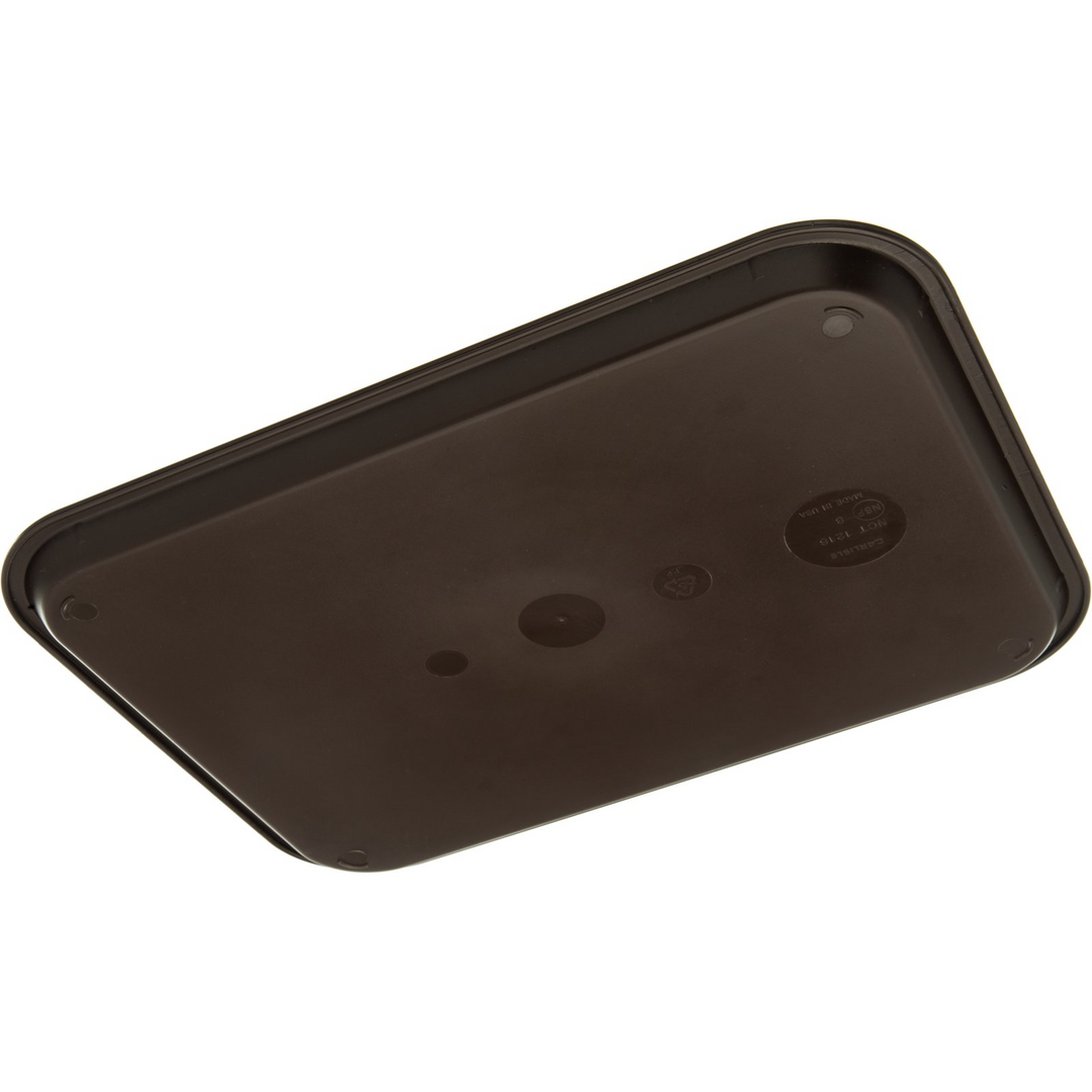 Carlisle CT121669 12" x 16" Fast Food Tray Brown