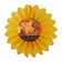 27" Gold Tissue Fan w Color of Fall Sign