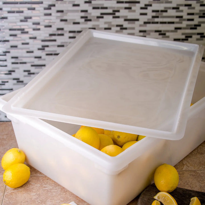 Carlisle 18X26 Food Box Lock Tight Lid White - Storplus (10647-02) Carlisle