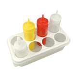 Araven 01473 Squeeze Bottle Organizer Holds 8 Bottles