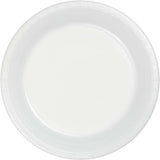 Creative Converting 10" Round White Plastic Plates