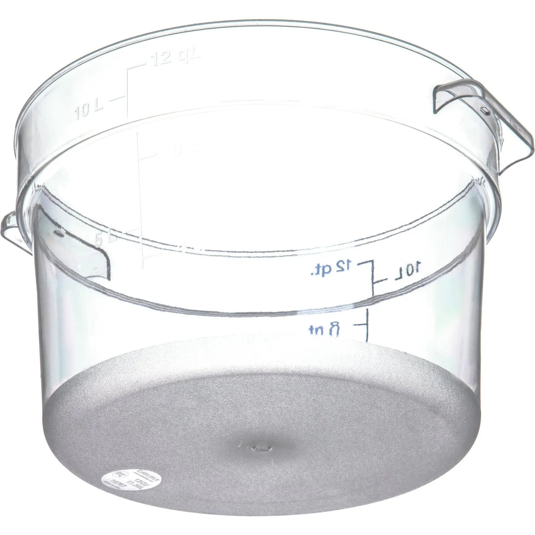 Carlisle 12 Qt Round Clear Container Storplus 10767-07 Carlisle