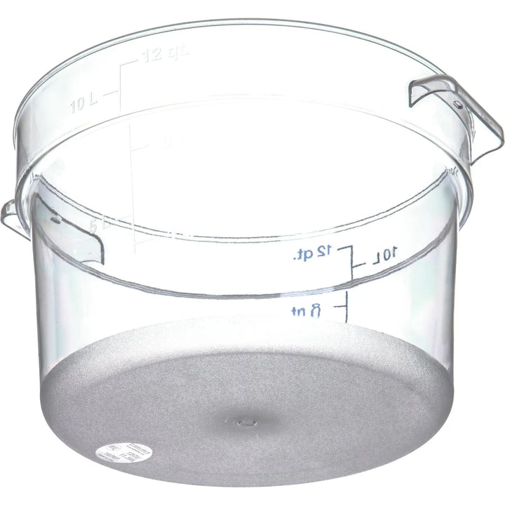 Carlisle 12 Qt Round Clear Container Storplus 10767-07 Carlisle