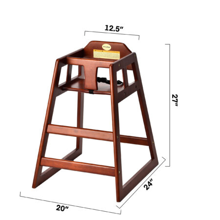 Alpine Mahogany Un-Assembled High Chair