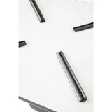 Grosfillex US32H790 Kandia Gray Marble 32" x 32" HPL Compact Tabletop