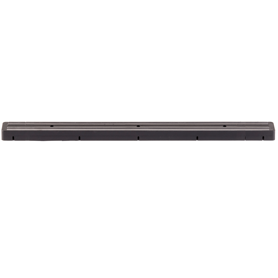 Tablecraft 2924P 24.375" x 1" Black Magnetic Knife Holder Tablecraft