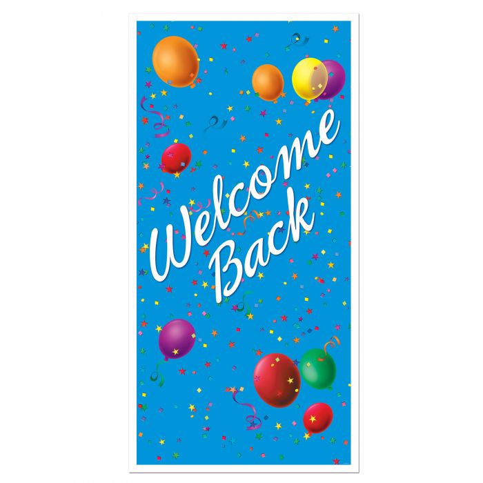 Beistle 30" X 5' Welcome Back Door Cover (57087) Beistle