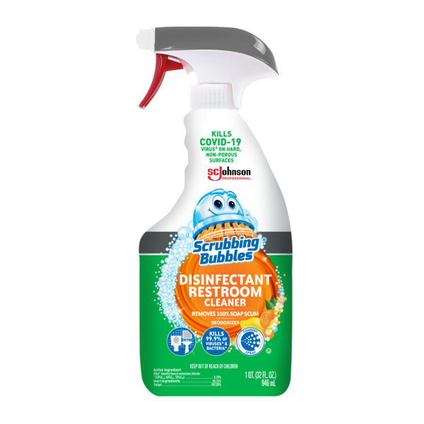 Scrubbing Bubbles 334879 32 oz Trigger Spray Disinfectant Restroom Cleaner Drackett