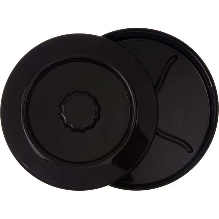 Carlisle 047503 Black Tortilla Server With Lid