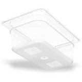 Carlisle StorPlus 3068107 StorPlus 1/4 Size 4" Deep Clear Polycarbonate Food Pan