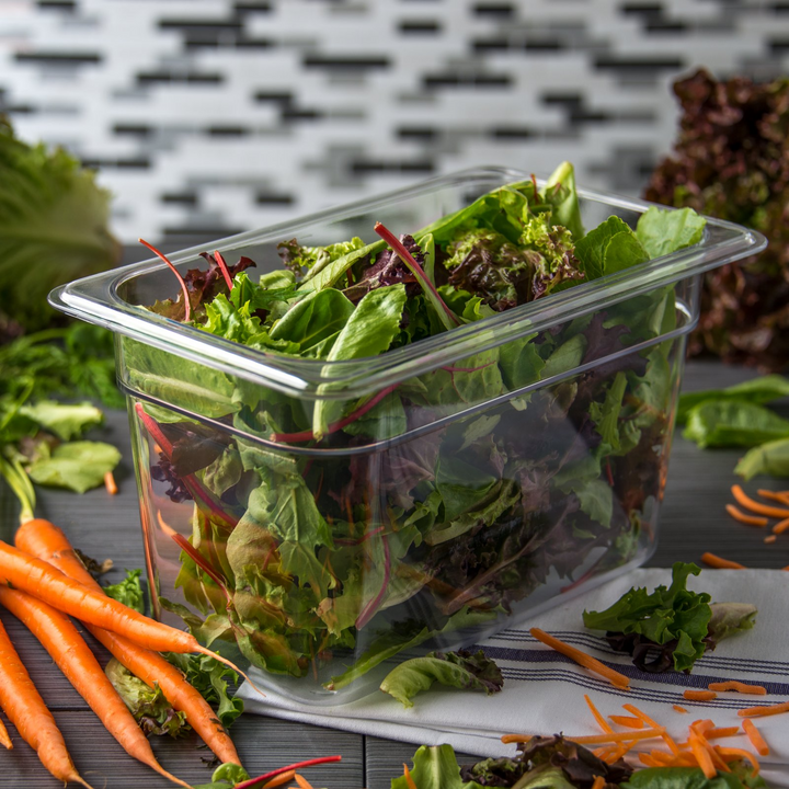Carlisle StorPlus 3068207 StorPlus 1/4 Size 6" Deep Clear Polycarbonate Food Pan Carlisle