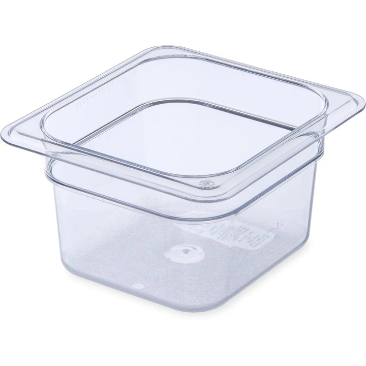 Carlisle StorPlus 3068407 1/6 Size Clear 4" Deep Insert Pan Carlisle