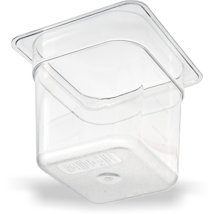 Carlisle StorPlus 3068507 1/6 Size Clear 6" Deep Insert Pan