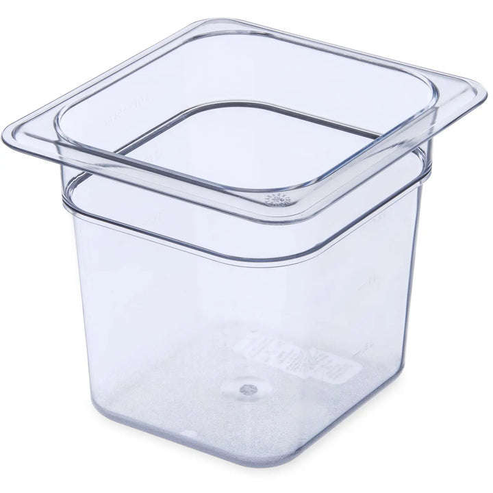 Carlisle StorPlus 3068507 1/6 Size Clear 6" Deep Insert Pan Carlisle