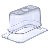 Carlisle StorPlus 3068707 1/9 Size Clear 4" Deep Insert Pan
