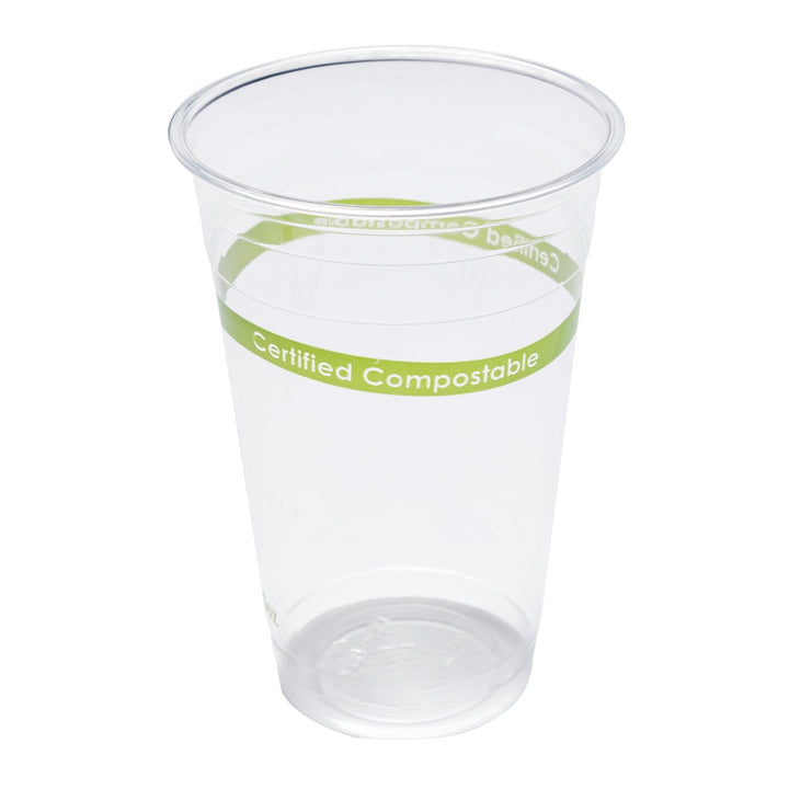 AmerCareRoyal CCP-20 20 Oz Clear PLA Cup Compostable AmerCareRoyal