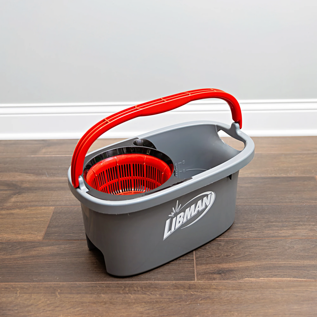 Libman 1887 Pro-Grade Microfiber Spin Mop System