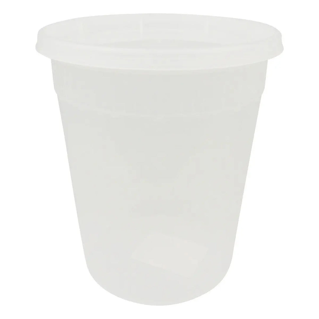 16oz Clear Plastic Deli Containers & Lids (240/Case)