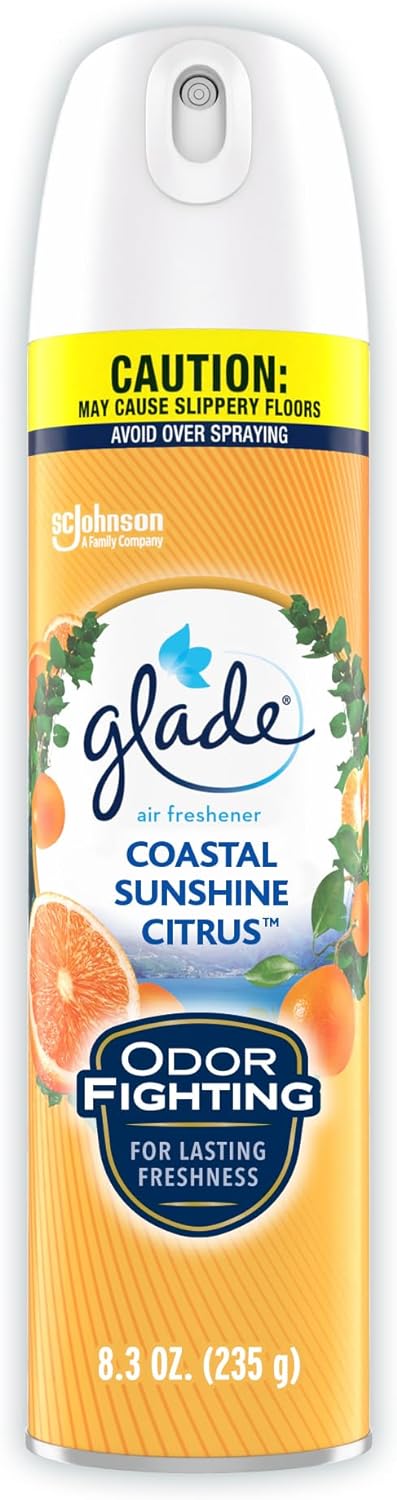 Glade 346466 Coastal Sunshine Citrus Air Freshener 8.3 oz