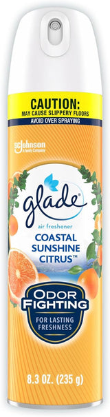 Glade 346466 Coastal Sunshine Citrus Air Freshener 8.3 oz