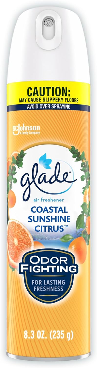 Glade 346466 Coastal Sunshine Citrus Air Freshener 8.3 oz Glade