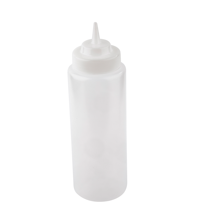 Tablecraft 3263C 32 Oz Wide Mouth Natural Squeeze Bottle Tablecraft