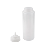 Tablecraft 3263C 32 Oz Wide Mouth Natural Squeeze Bottle