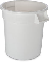 Carlisle 10 Gallon White Waste Container