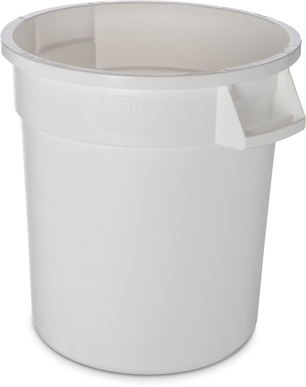 Carlisle 10 Gallon White Waste Container Carlisle