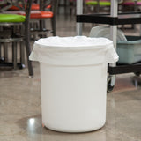 Carlisle 10 Gallon White Waste Container