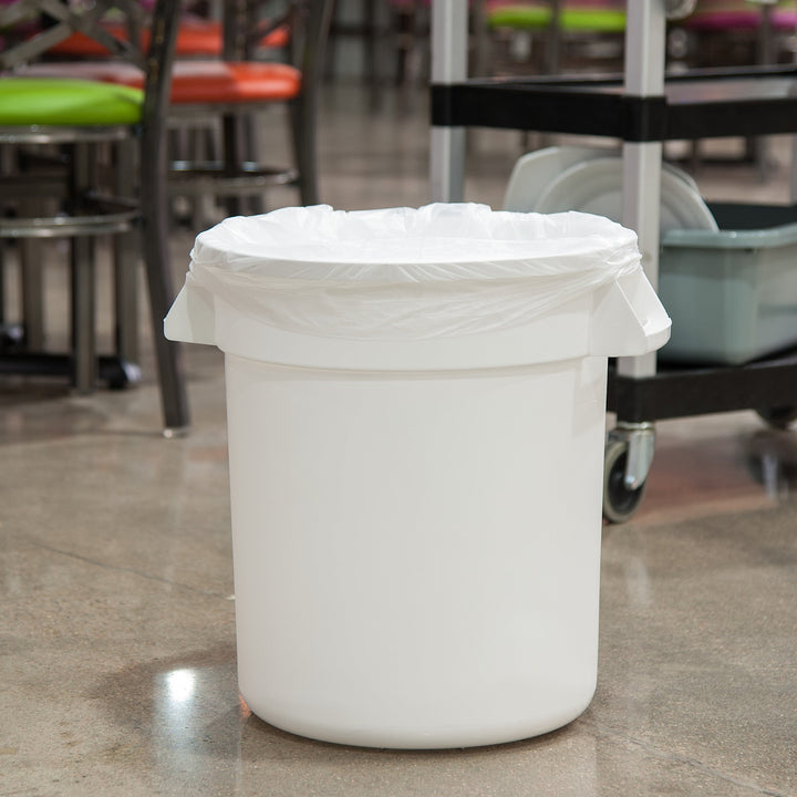 Carlisle 10 Gallon White Waste Container Carlisle