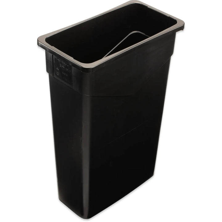 Carlisle 23 Gallon Black Trimline Can (342023-03) Carlisle