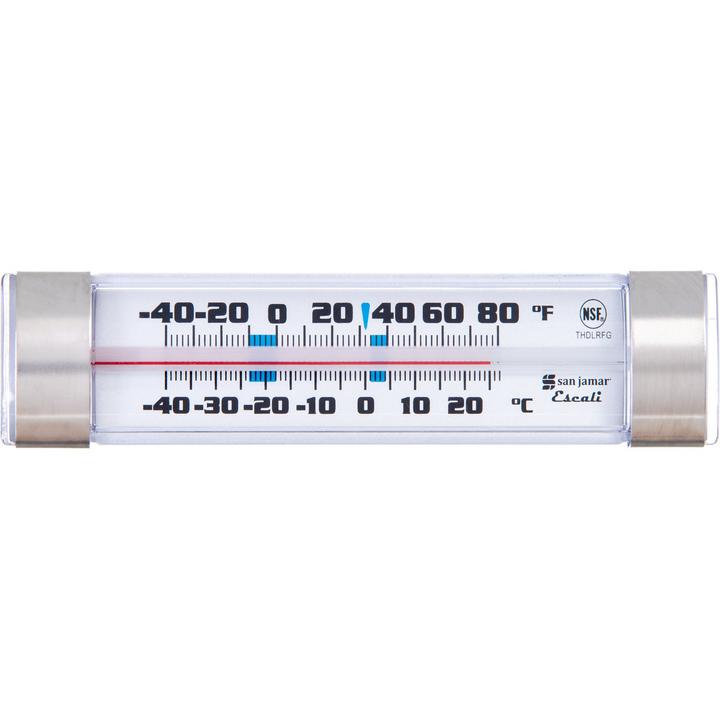 San Jamar THDLRFG Escali Refrigerator/Freezer Thermometer -40 to 80 F San Jamar
