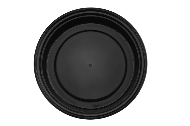 TY-R48 Black Clear Top Round Polypropylene To Go Combo Container 48 Ounce, 150/Case ShopAtDean