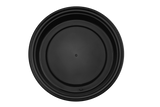 TY-R48 Black Clear Top Round Polypropylene To Go Combo Container 48 Ounce, 150/Case