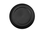 TY-R48 Black Clear Top Round Polypropylene To Go Combo Container 48 Ounce, 150/Case