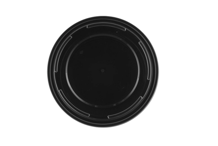 TY-R48 Black Clear Top Round Polypropylene To Go Combo Container 48 Ounce, 150/Case ShopAtDean