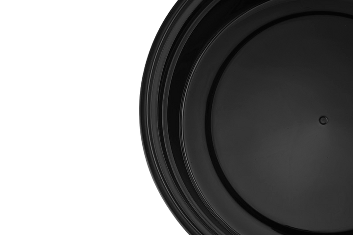 TY-R48 Black Clear Top Round Polypropylene To Go Combo Container 48 Ounce, 150/Case ShopAtDean