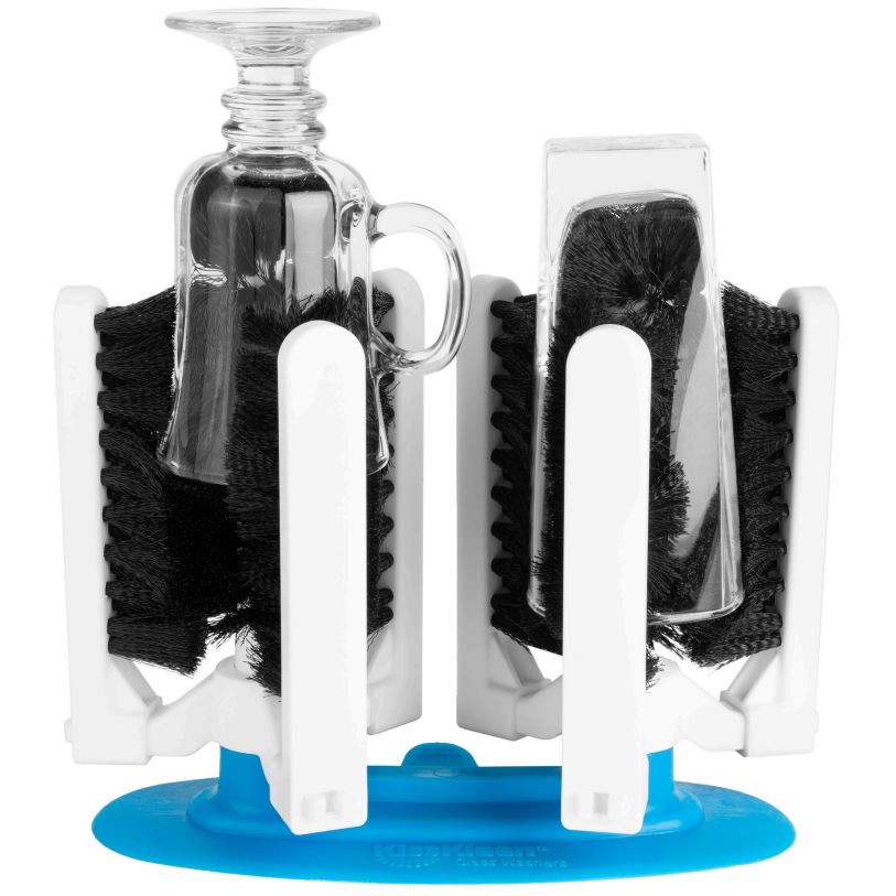 Kiss Kleen KG-W-0813 8 Brush Manual Glass Washers Kiss Kleen