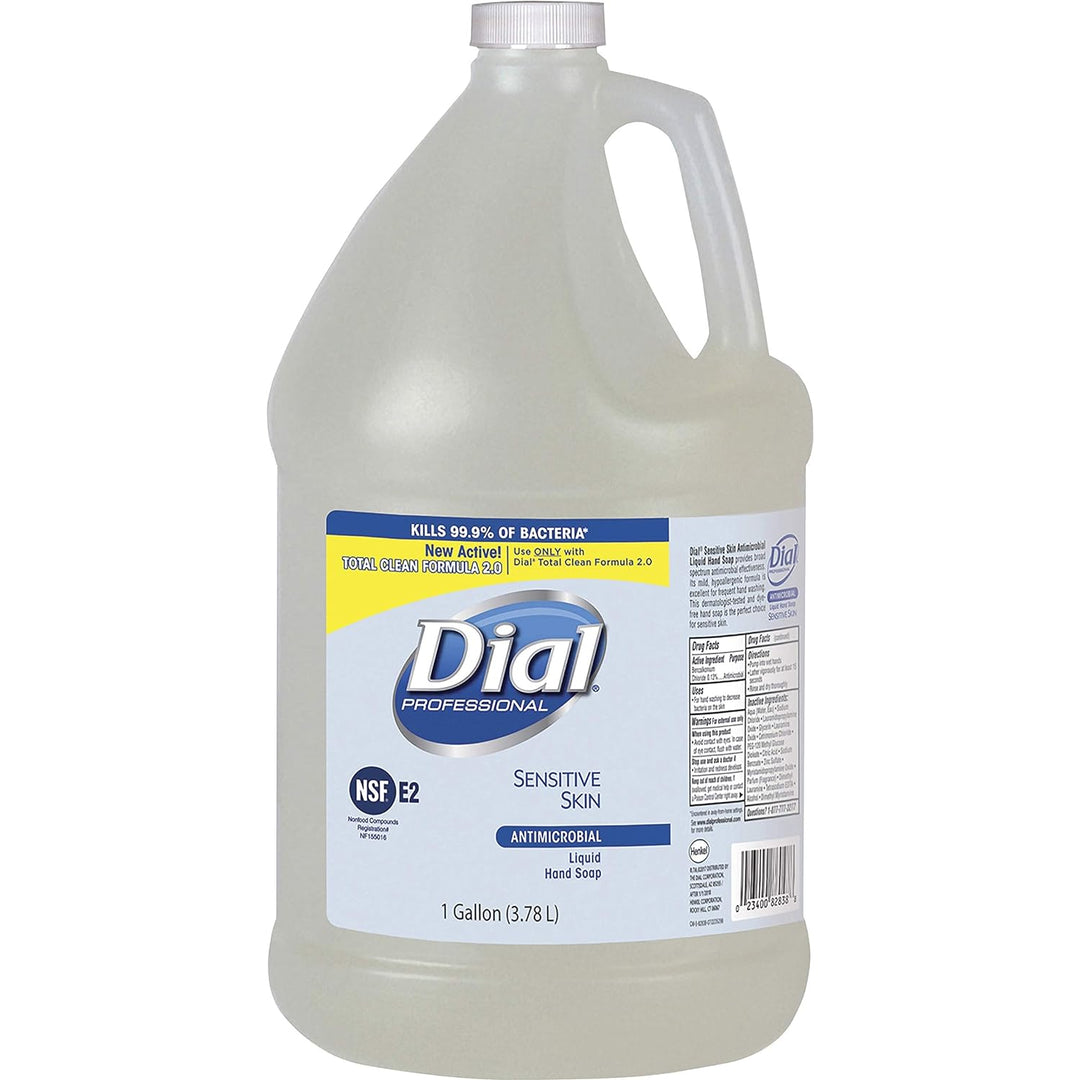 Dial Sensitive Skin Antimicrobial Liquid Hand Soap Gallon Dial