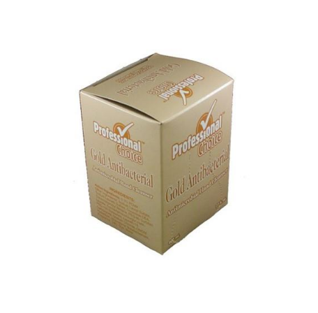 800 mL Gold and Sudsy Bag in Box Antibacterial Soap Professional Choice