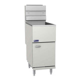 Pitco 35C+S Natural Gas Floor Fryer 35-40 lb 90,000 BTU