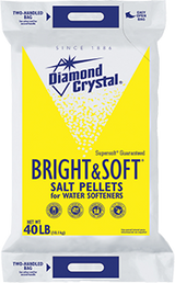 Diamond Crystals 40 LB Bright and Soft Water Softener Salt Pellets